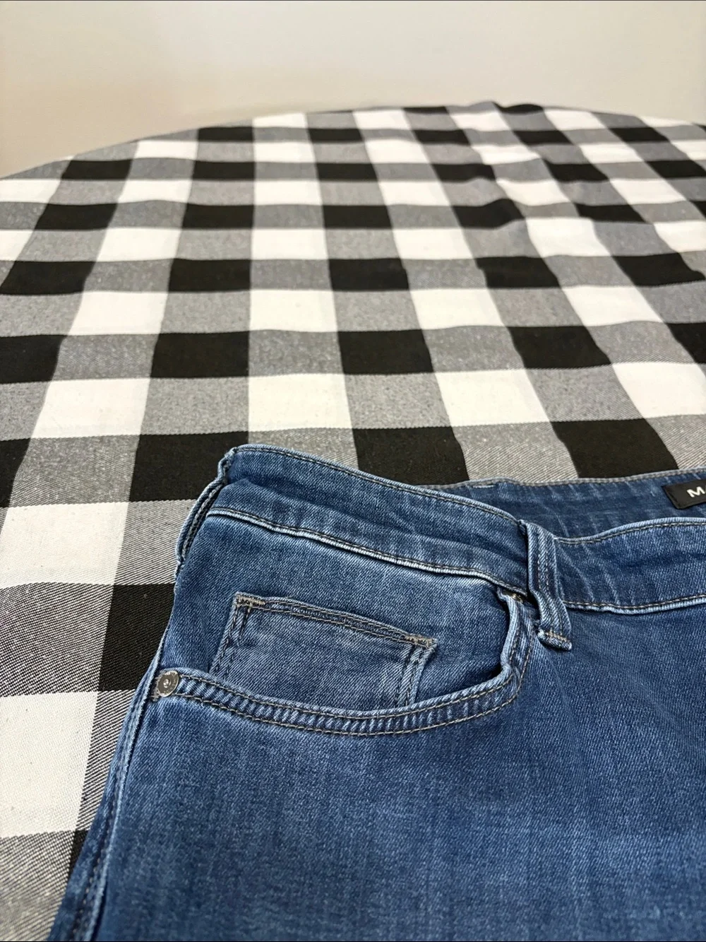 Mavi Jeans Matt Relaxed Straight Leg Men's Size 38 x 34 Long Tall Stretch Dark